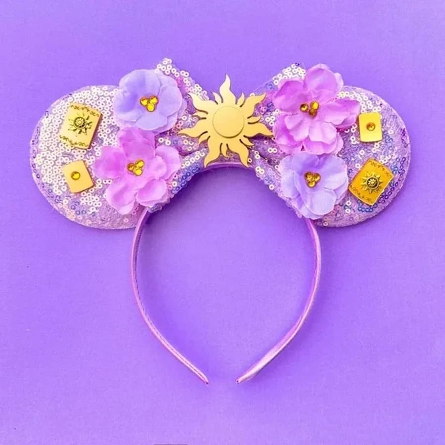 Mikcey souris princesse bandeau oreilles pour enfants raiponce bandeau femmes magique hexagramme che
