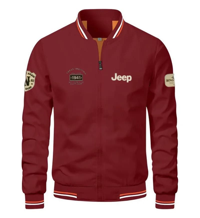 Nouvelles vestes à col de baseball Jeep 2026 de haute qualité pour le printemps et l'automne, hauts 