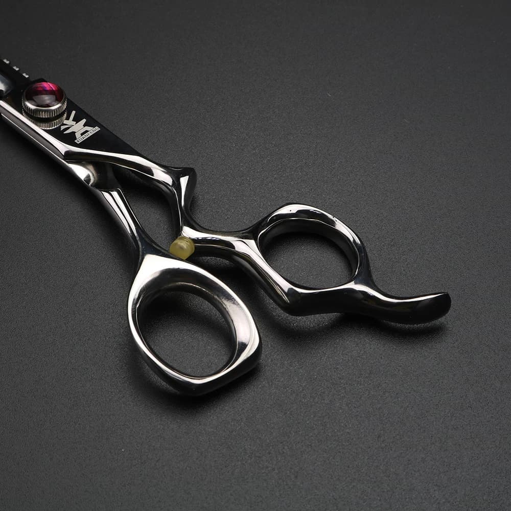 XUANFENG – ciseaux de coupe de cheveux à poignée confortable de 7 pouces, ciseaux de barbier en acie