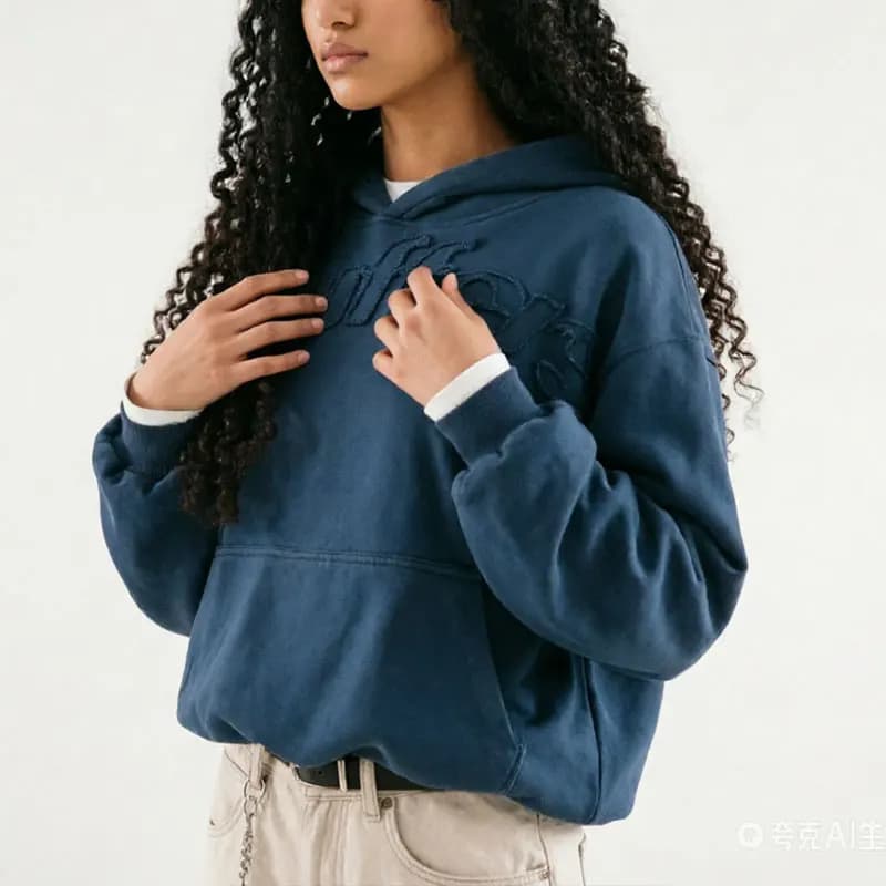 Sweat-shirt à bords bruts avec appliqué, style Y2K, mode streetwear, pour hommes/femmes, sweats à ca