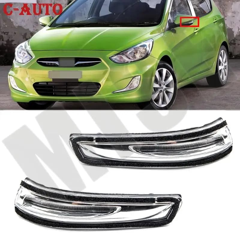 Clignotant de Rétroviseur Latéral de Voiture, Indicateur Lumineux 87614 1R000 87624 1R000 pour Hyund