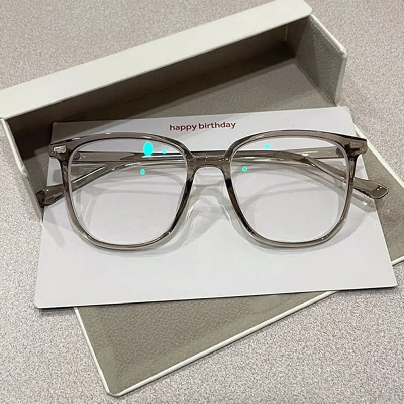 Nouveau unisexe rond carré lunettes pour hommes femmes myopie lunettes lunettes plaine lunettes myop