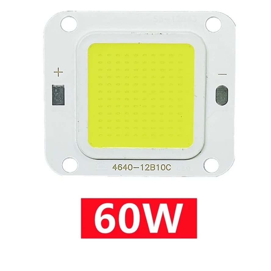 Puce COB LED haute puissance, 30W 20W 10W, 70W 60W 50W, pour projecteur à monter soi-même, ampoules 
