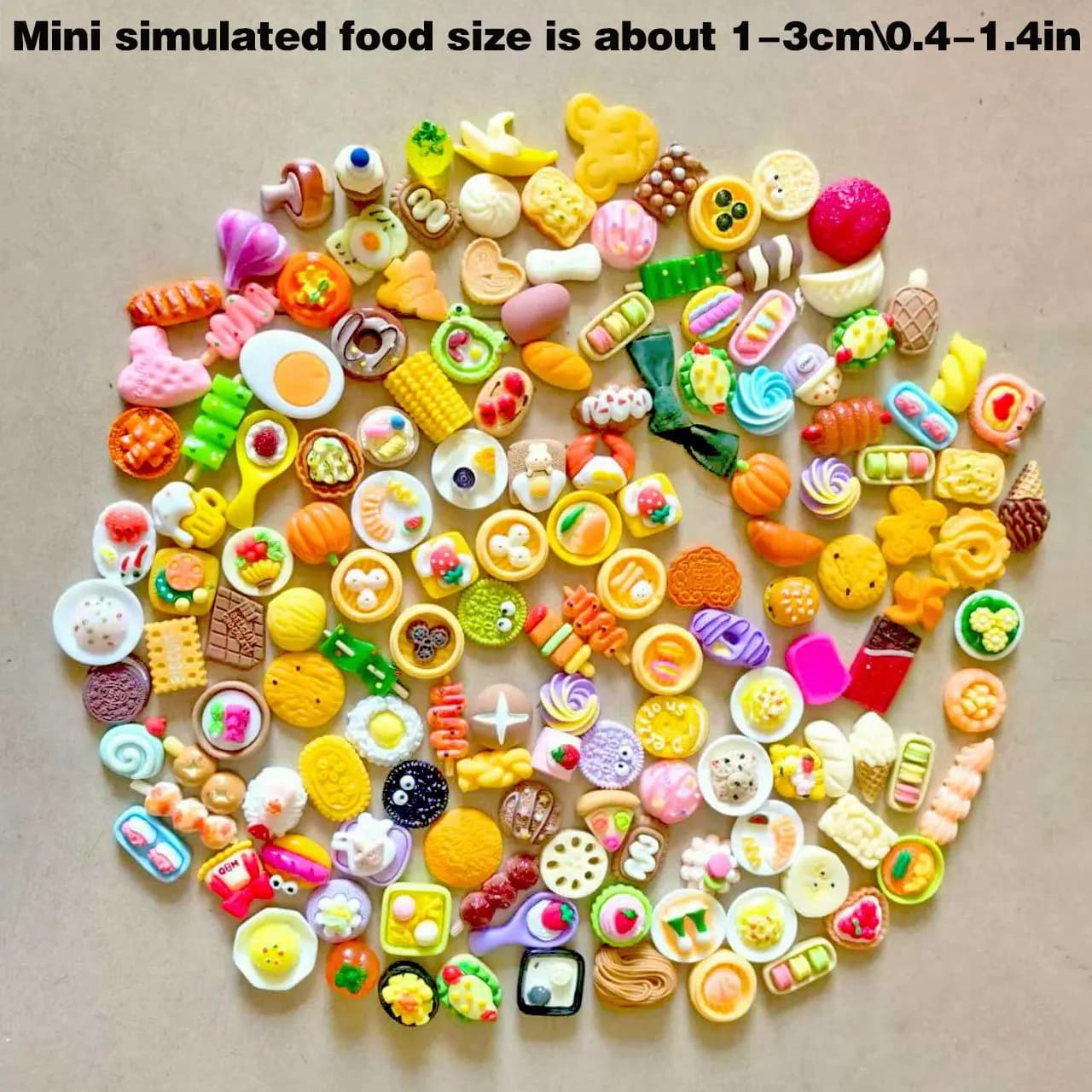 Jouets alimentaires miniatures, poupées alimentaires en résine mélangée, jouets de simulation de cui