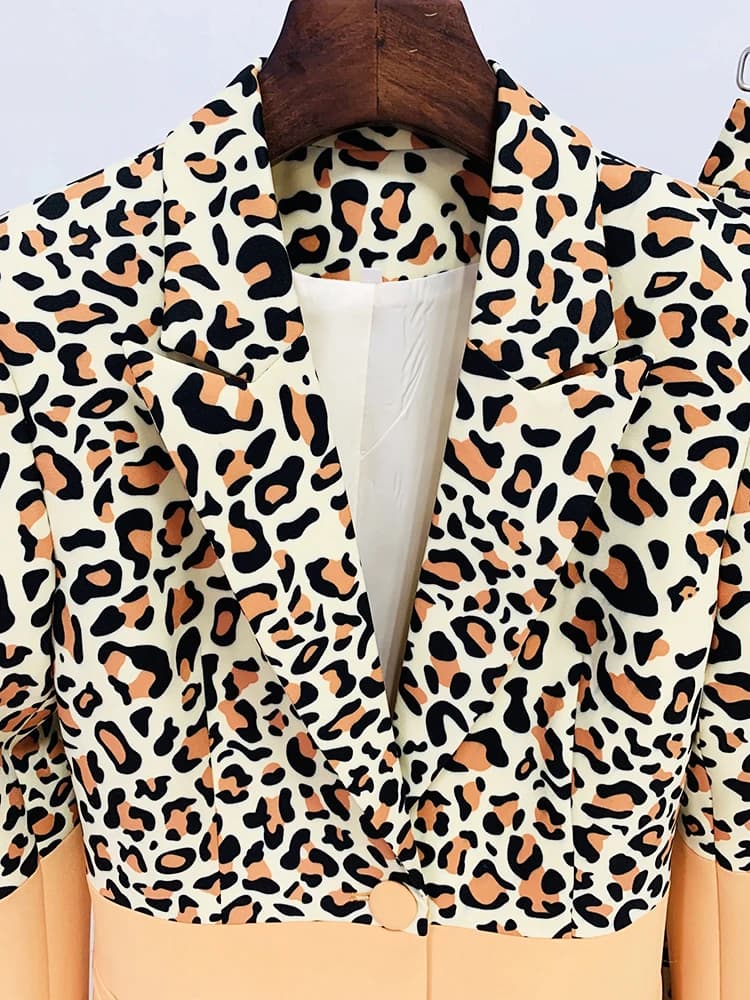 Ensemble de costume de créateur HIGH STREET, nouvelle mode 2026, pour femme, blazer à bouton unique 