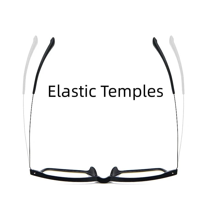 Lunettes d'affaires rétro grand carré TR90 en titane pour hommes, monture de Prescription optique po