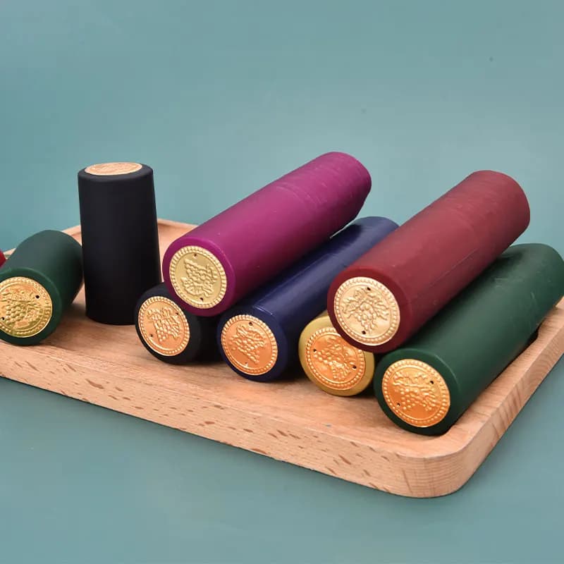 Film thermorétractable pour bouteille de vin, 100 pièces, bouchon thermorétractable