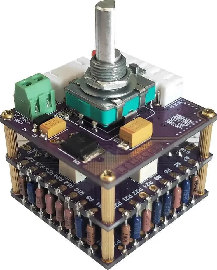 Hiend Potentiomètre de volume à distance 2X 50K stéréo avec résistances Dale (B7-2)