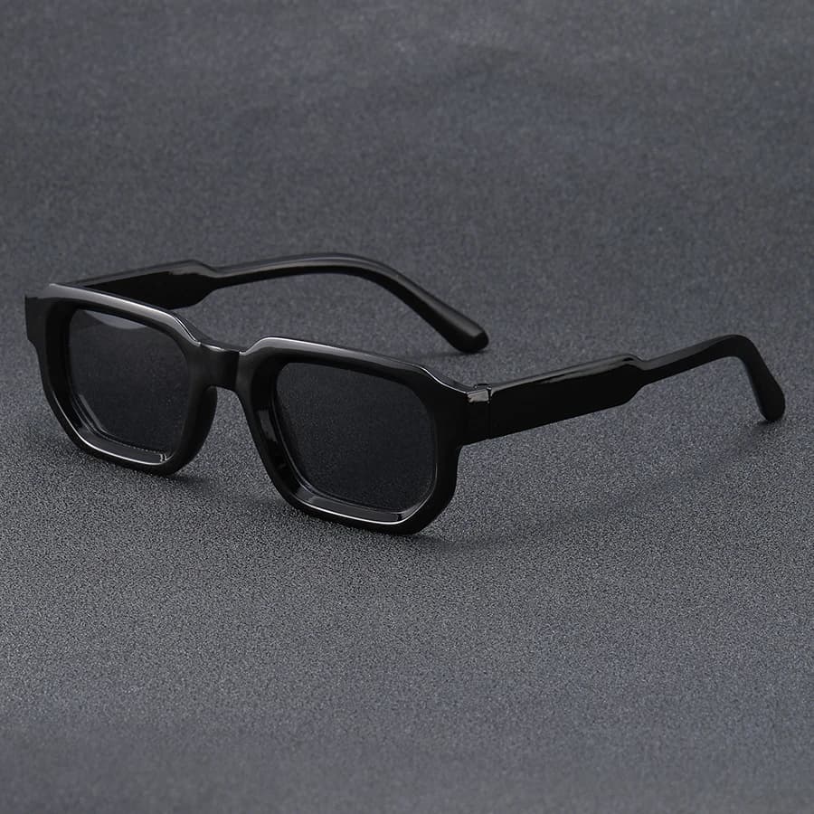 4pcsNew hommes Vintage Rectangle cadre lunettes de soleil mode rétro lunettes de soleil marque de lu
