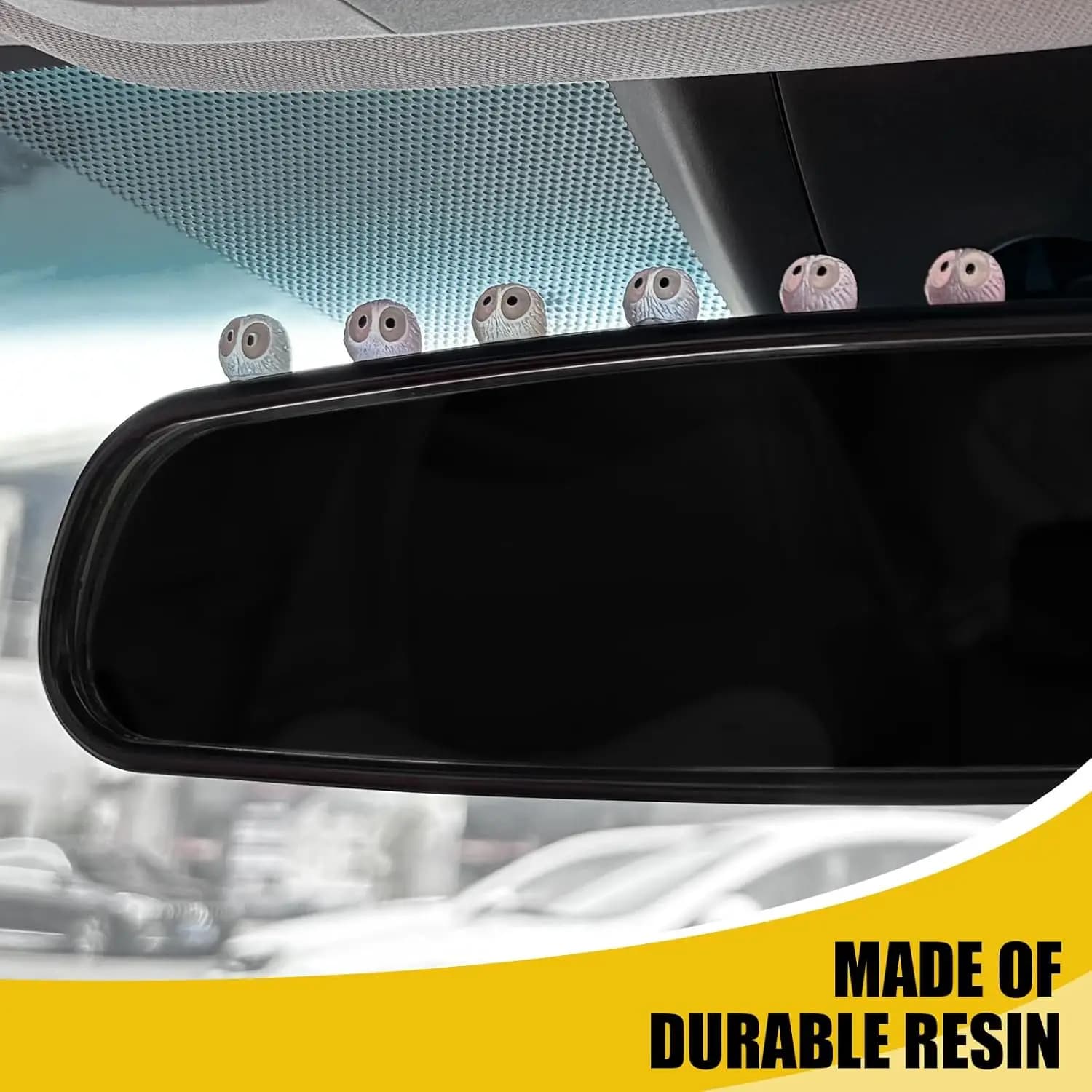 Mignon Mini Animal voiture tableau de bord accessoires amusant Animal voiture rétroviseur décor inté