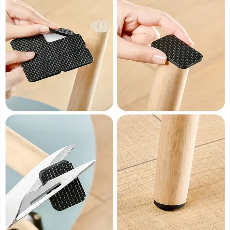 Coussinet de protection auto-adhésif pour pieds de meubles, antidérapant, résistant aux rayures, pou
