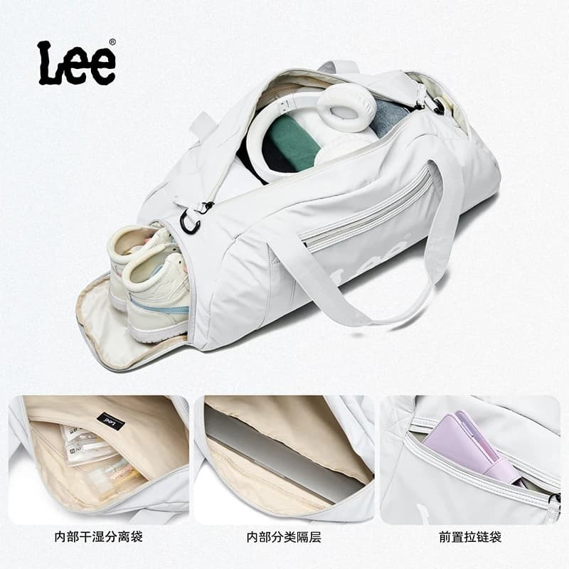 LEE – sac de sport étanche pour femmes et hommes, sac de sport, Fitness, grande capacité, compartime