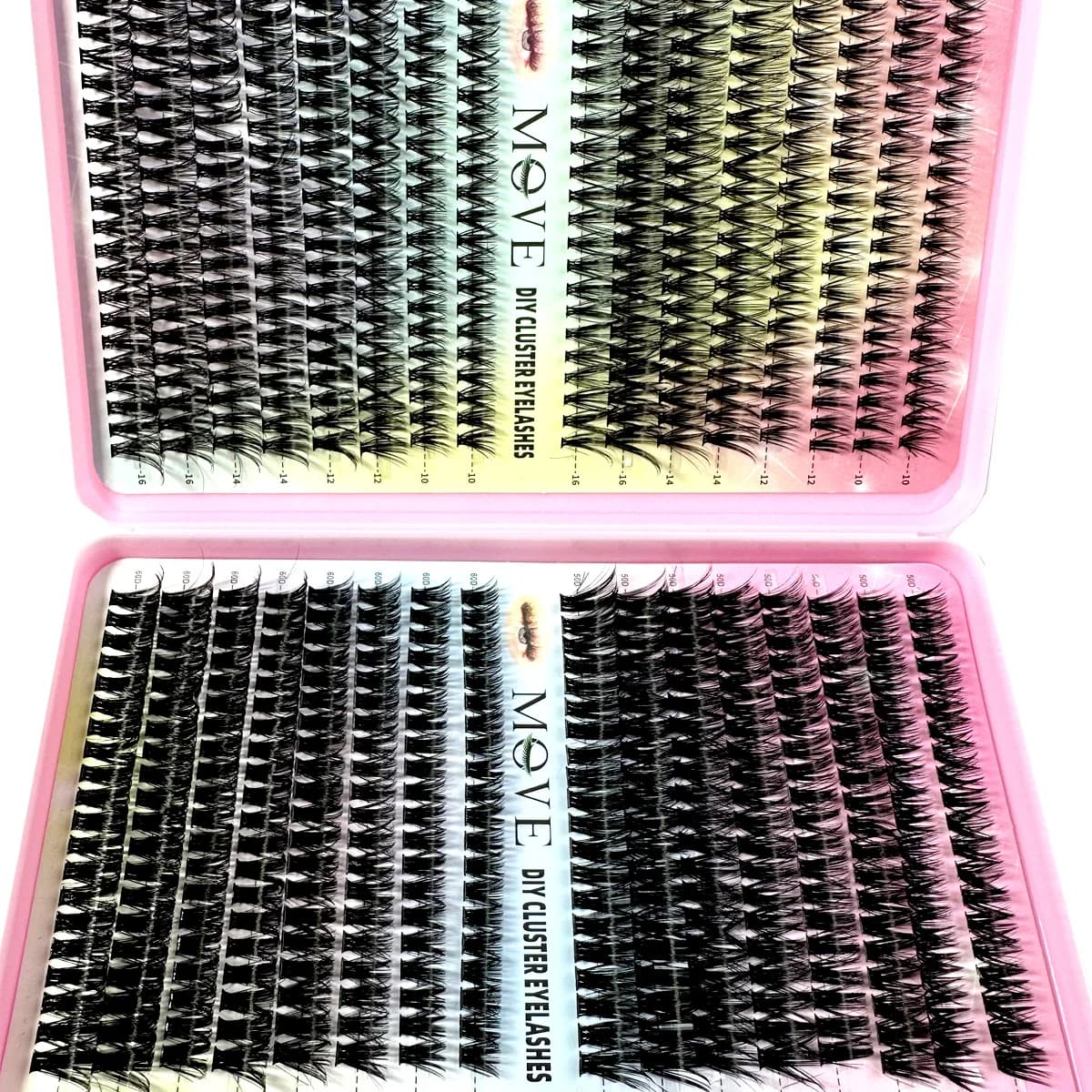 Kit d'Extension de Cils 5D Fluffy Optics, Volume Mixte, Faux Vison, Maquillage, Nouveau, 640