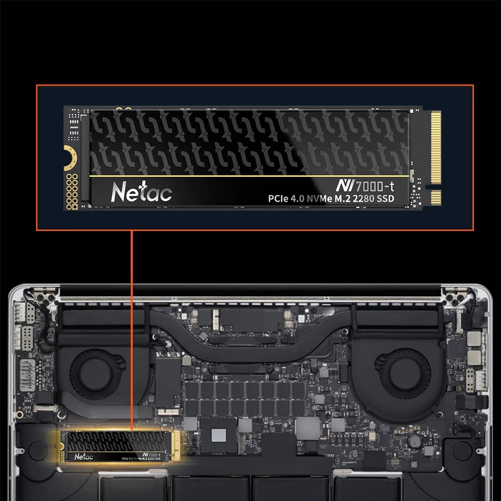 Netac-Disque SSD interne pour ordinateur portable, SSD M2 NVMe, 1 To, 2 To, 4 To, 512 Go, NVMe M.2 2