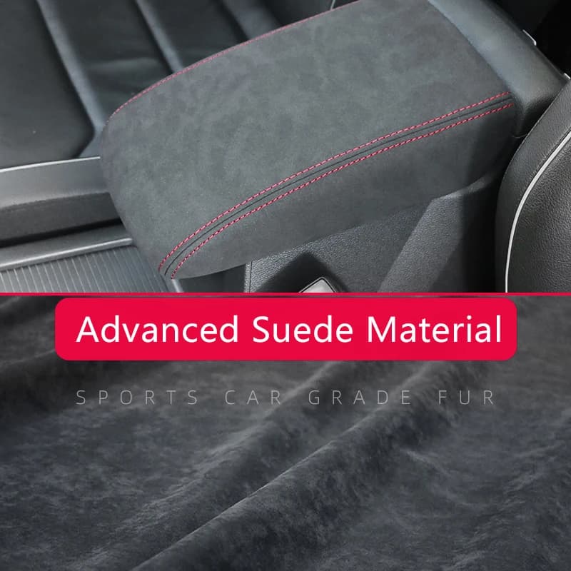 Housse de protection en cuir pour boîte d'accoudoir Central, accessoires pour Volkswagen VW Tiguan 2
