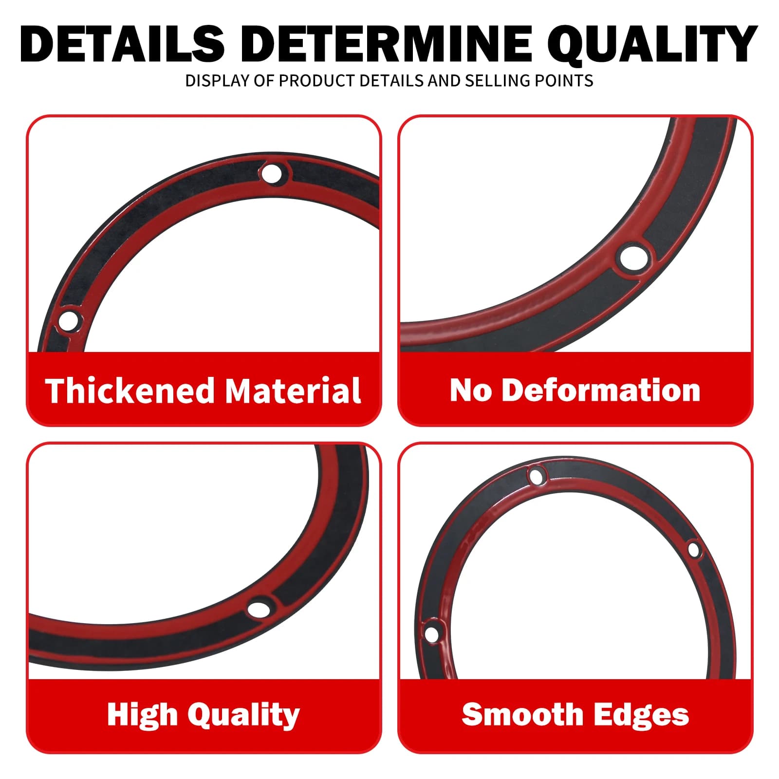 Anneau de joint de couvercle Derby pour moto, double came pour Harley Softail Touring Dyna Road Stre
