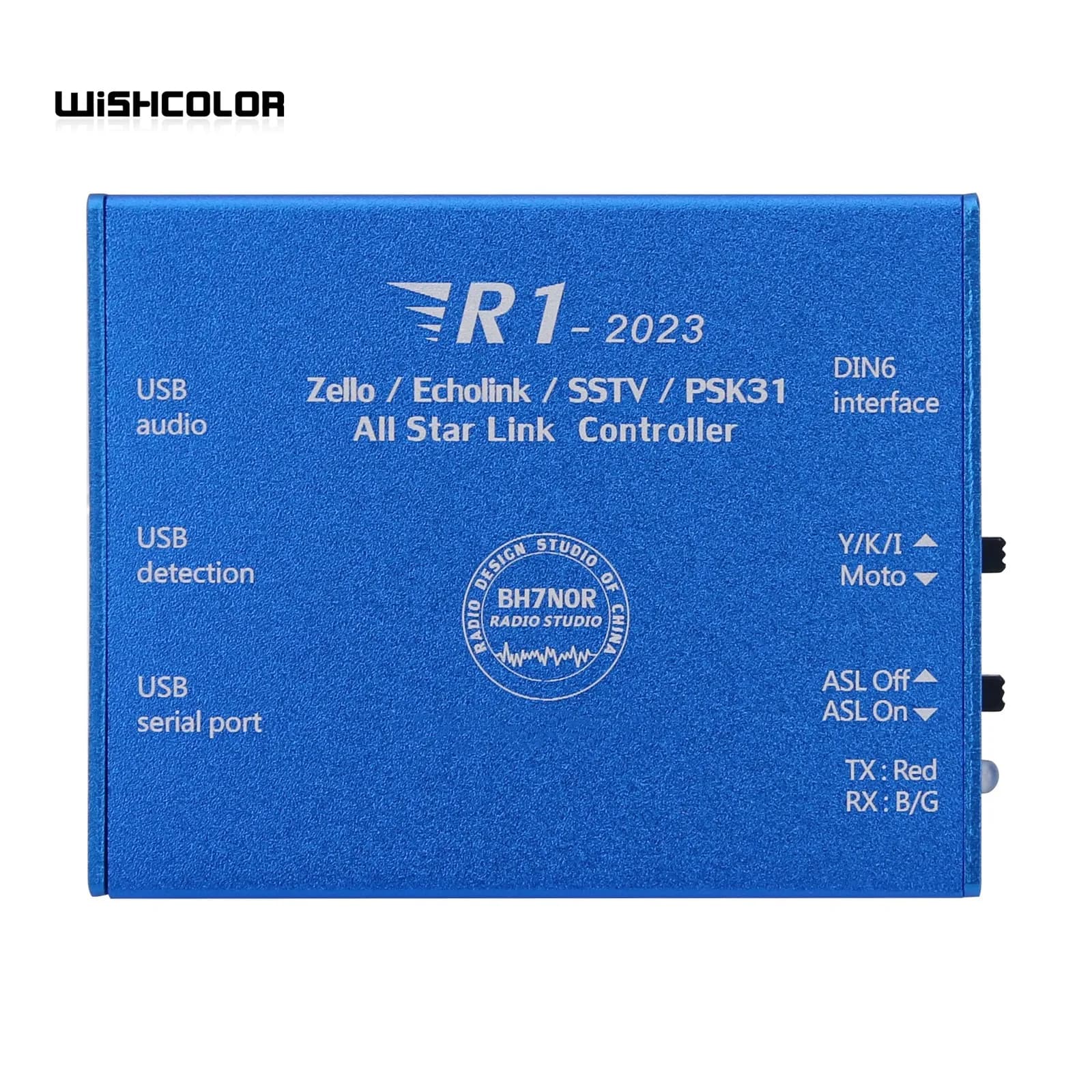 Wishcolor R1 Kit une Interface Audio USB R1-2023 avec câble à 6 broches Version carte son USB pour E
