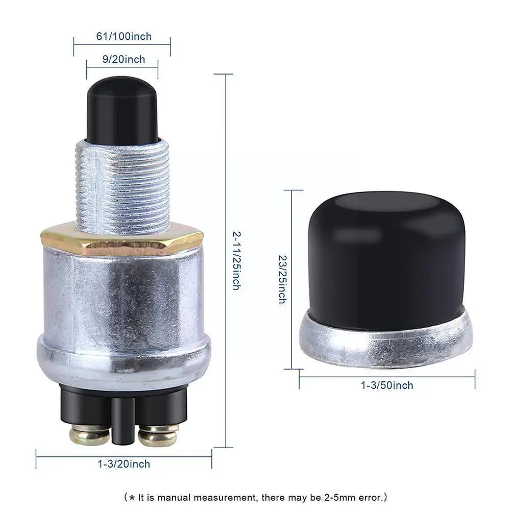 Interrupteur de démarrage étanche 60A DC 12V 24V, 1 pièce, interrupteur de démarrage de moteur de ca