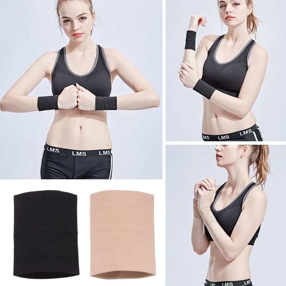 Attelle de poignet élastique à Compression pour hommes et femmes, manches enveloppantes de poignet, 