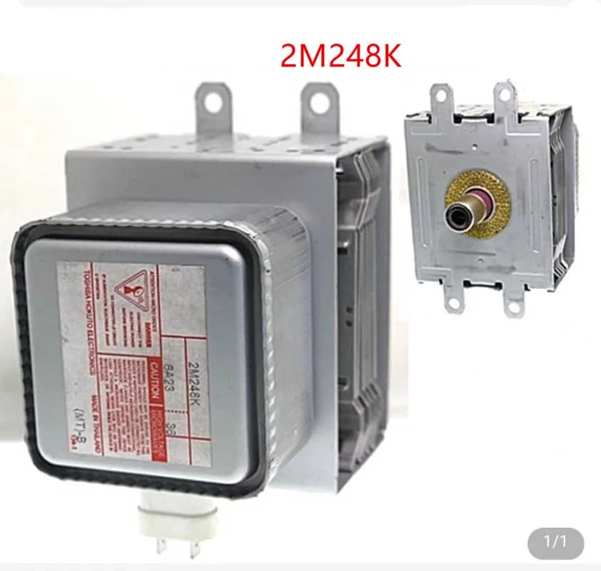 100% nouveau pour TOSHIBA industrie refroidi par air four à micro-ondes magnétron 2M248H 2M248J 2M24
