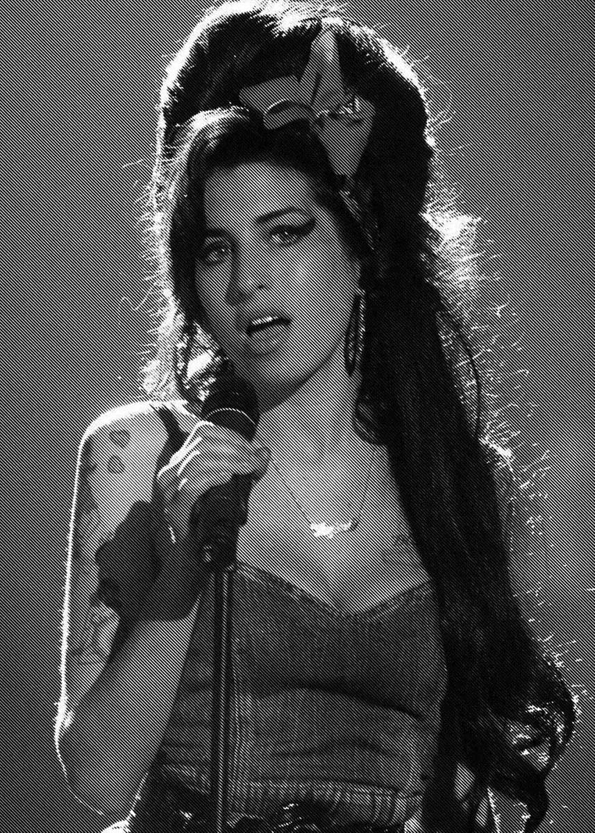 Affiches de chanteur de musique célèbre Amy Winehouse Vinatge, peinture sur toile et imprimés, Art m