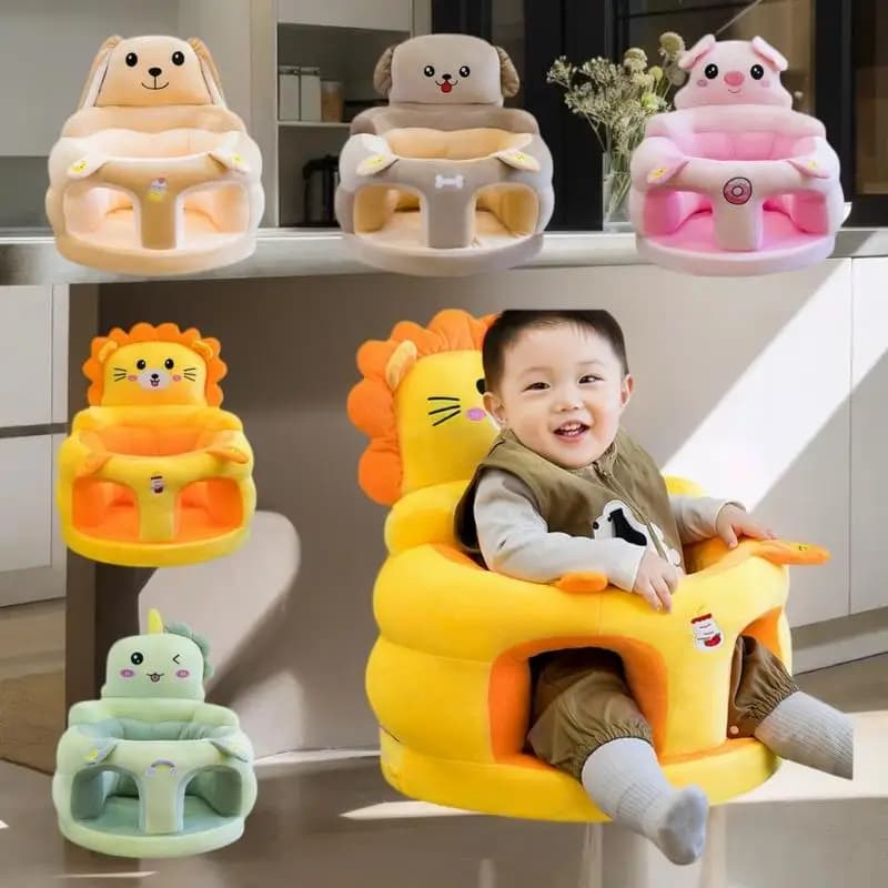 1 pièce, coussin de siège confortable pour tout-petit, sans rembourrage, housse de siège de soutien 