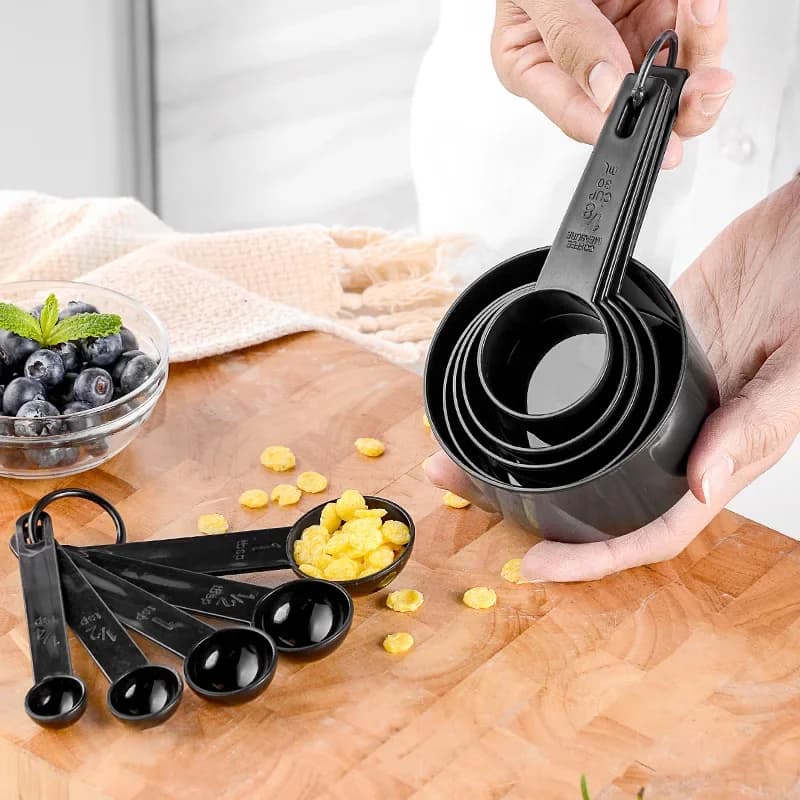 5/10 pièces outils de mesure cuillères à mesurer de cuisine cuillère à café cuillère à sucre gâteau 