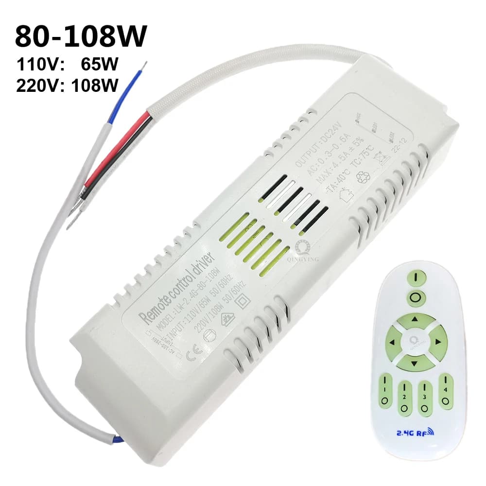 Sortie 24V 2.4G télécommande LED pilote 108W 150W alimentation pour double couleur LED bande gradati