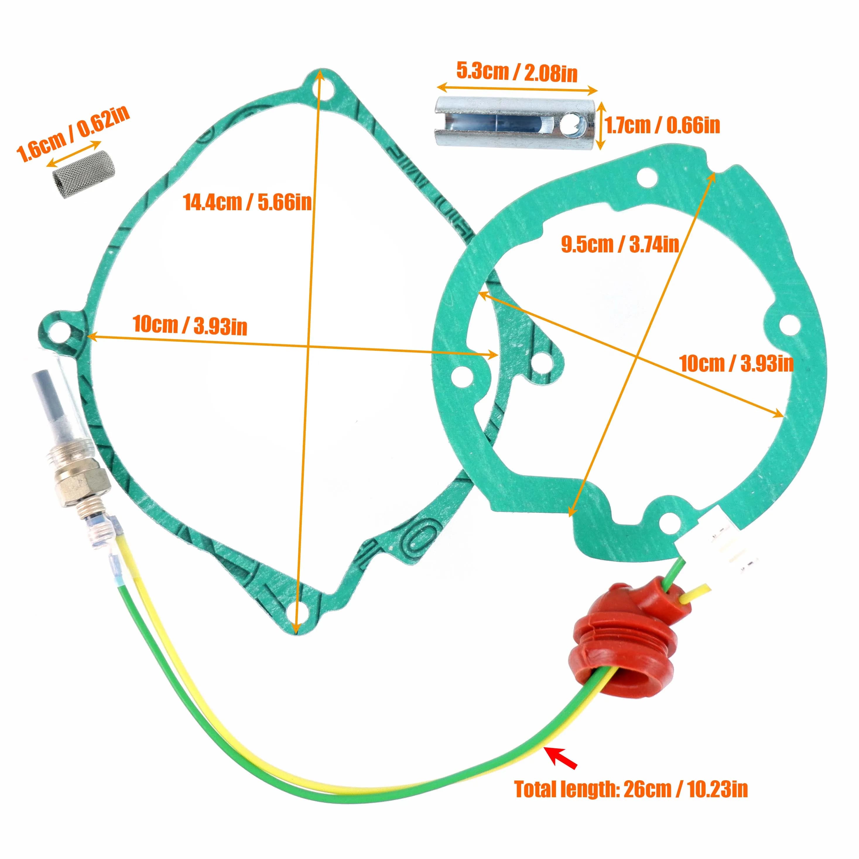 Réchauffeur d'air Diesel 12V / 24V, bougie de préchauffage en céramique, brûleur, joint de ventilate