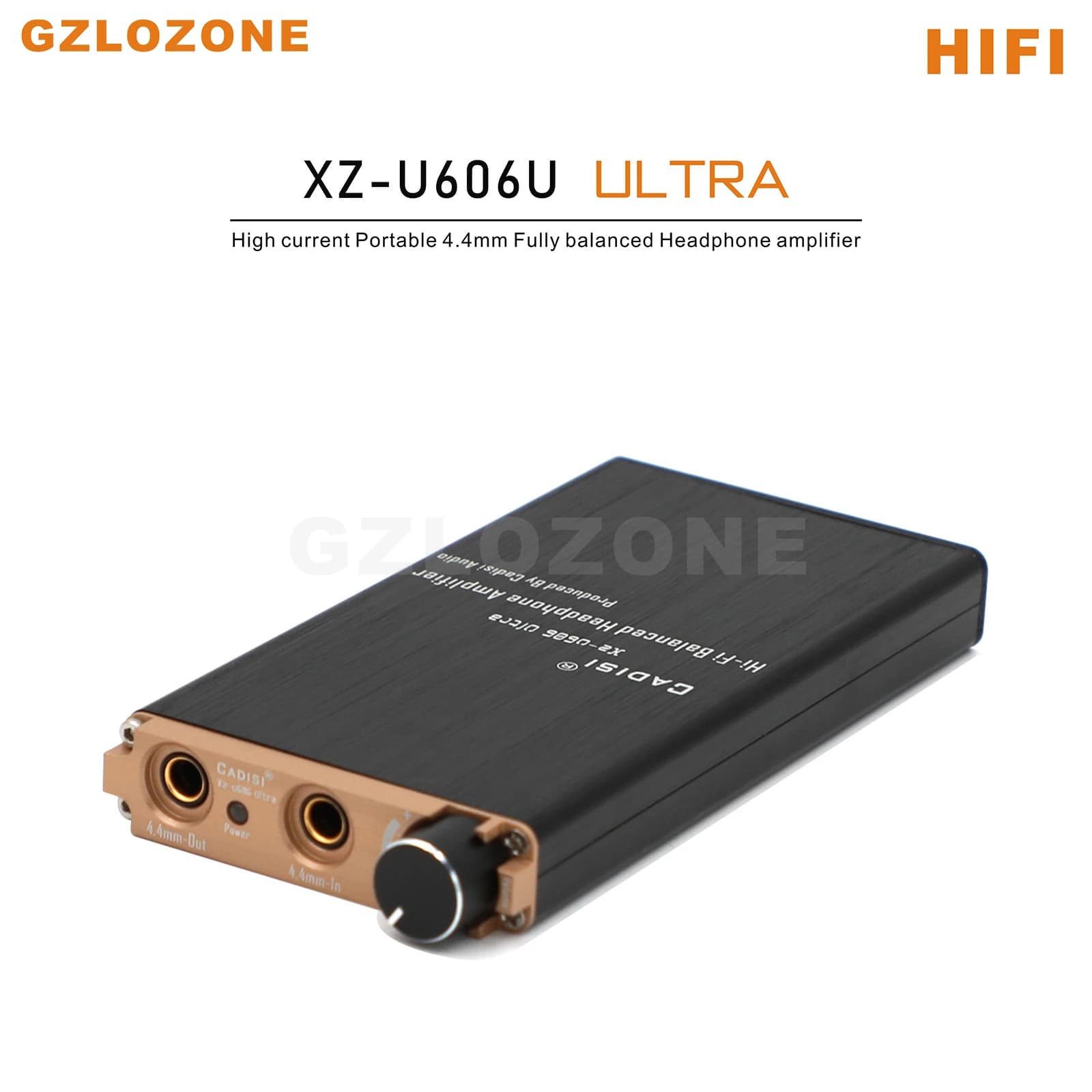 XZ-U606U Ultra HIFI haute courant Portable 4.4mm entièrement équilibré amplificateur de casque préam