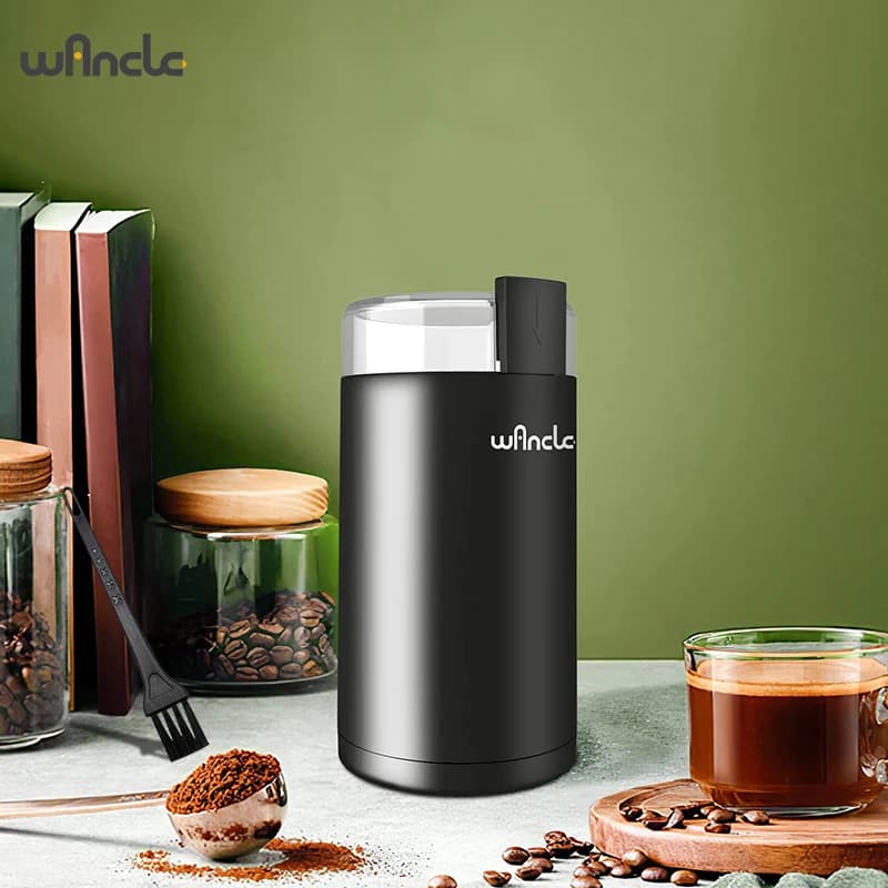 Moulin à café haute puissance 200w, 220V/120V, multifonctionnel, pour grains de café, appareil ménag