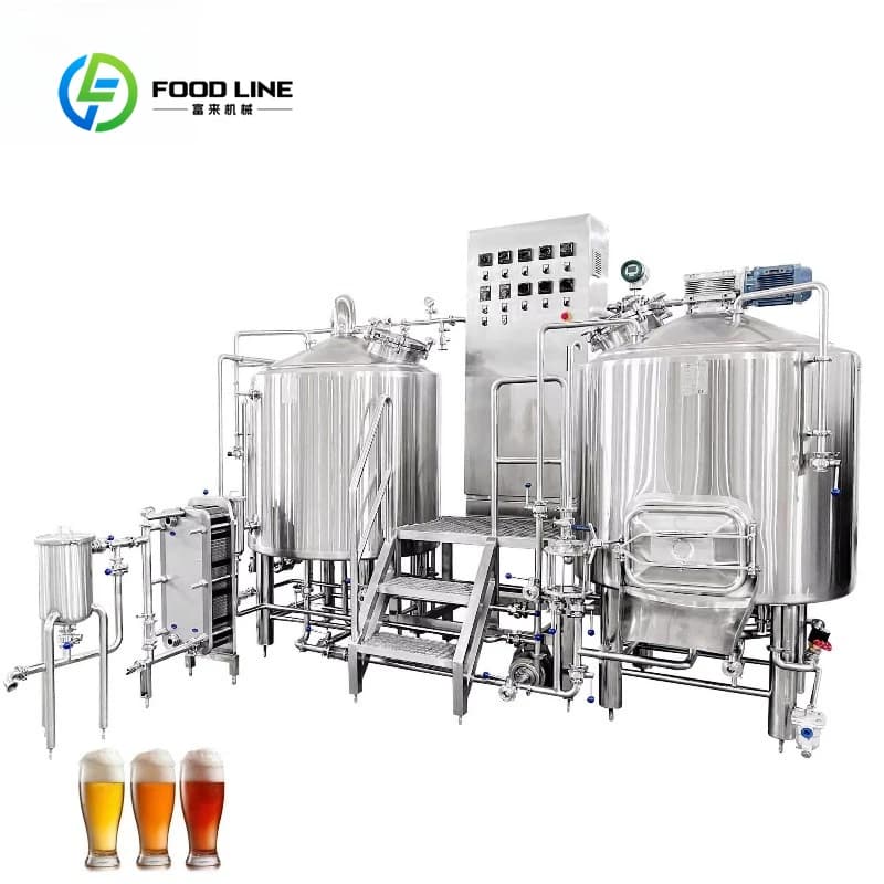 Brasserie artisanale personnalisée de 500 L, équipement de brassage industriel, idéal pour les micro