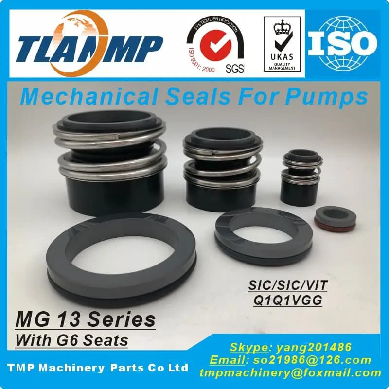 MG13/28-Z, MG13/28-G6 TLANMP-Johonneur mécaniques avec siège G6, pompes de la série TP 300, BQQV, BA