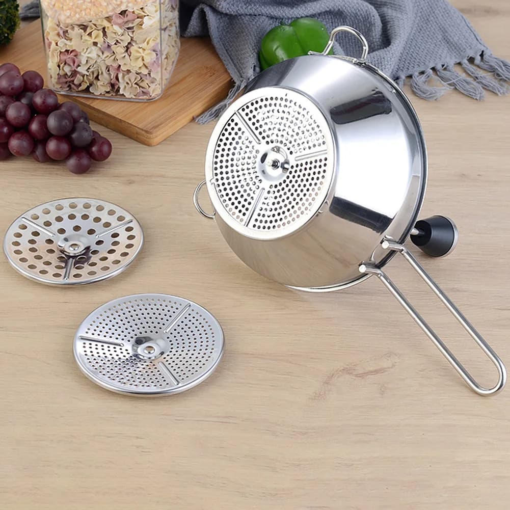 Machine à purée manuelle pour aliments pour bébés, avec disques, polyvalente pour confitures, Sauces