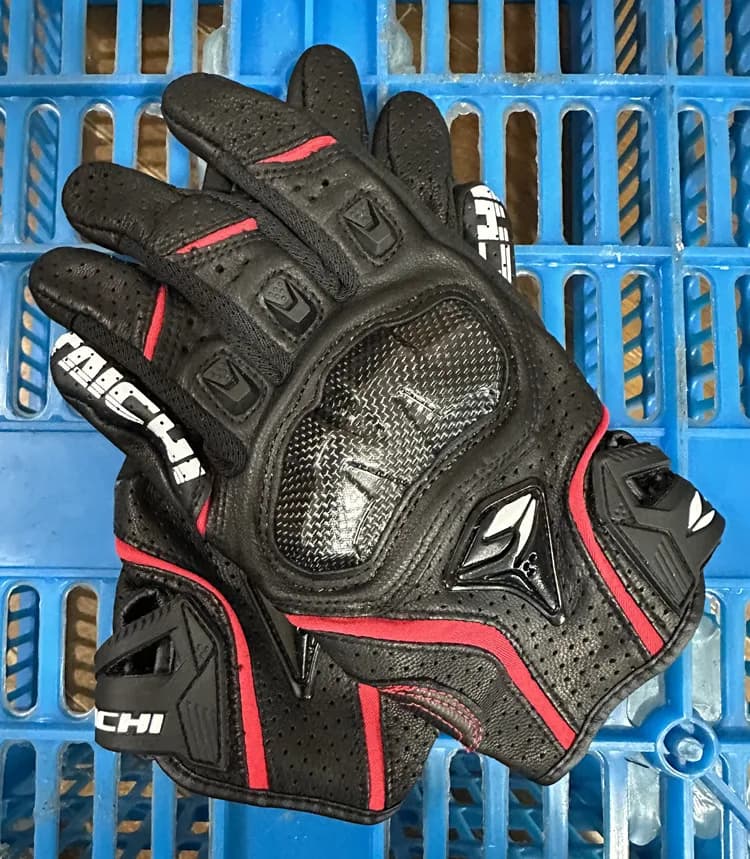 Gants de Moto en cuir véritable pour hommes, gants de course de Motocross RST390 391, printemps-auto