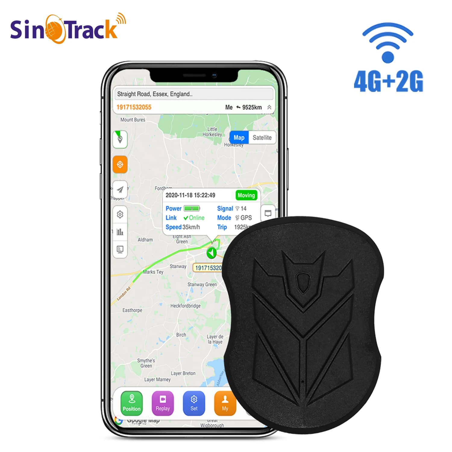 Nouveau traceur GPS étanche 4G ST-905, localisateur de piste de véhicule, aimant longue veille, batt