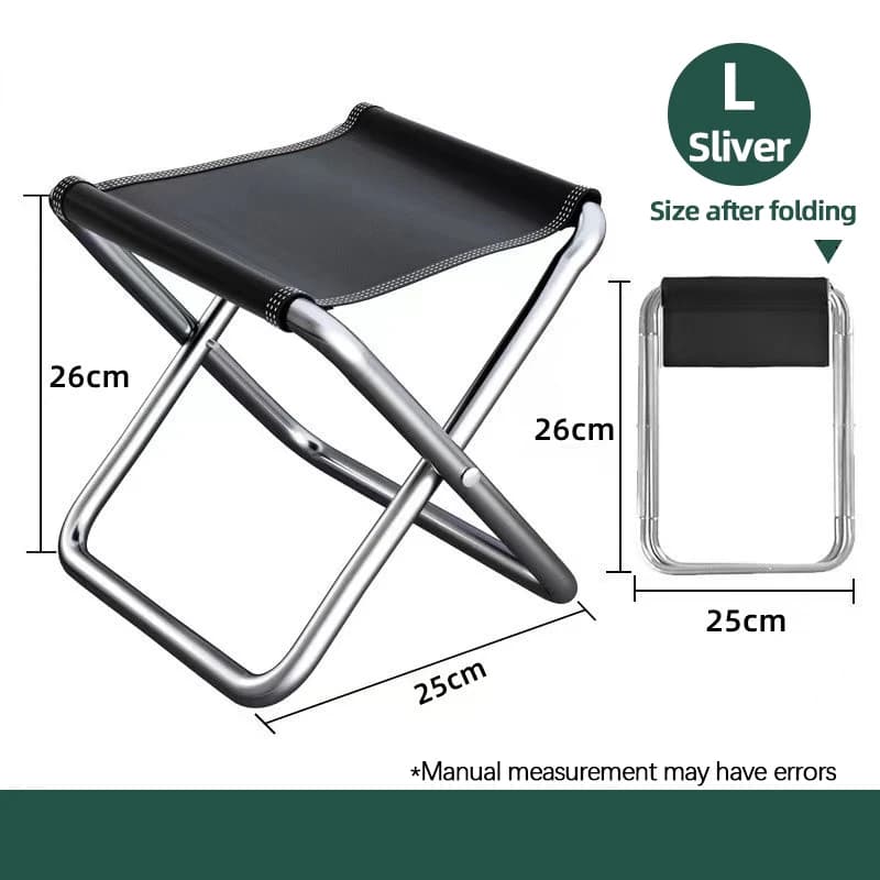 MUMUCC tabouret pliant en fer robuste chaise de Camping Portable pour la pêche en plein air tabouret