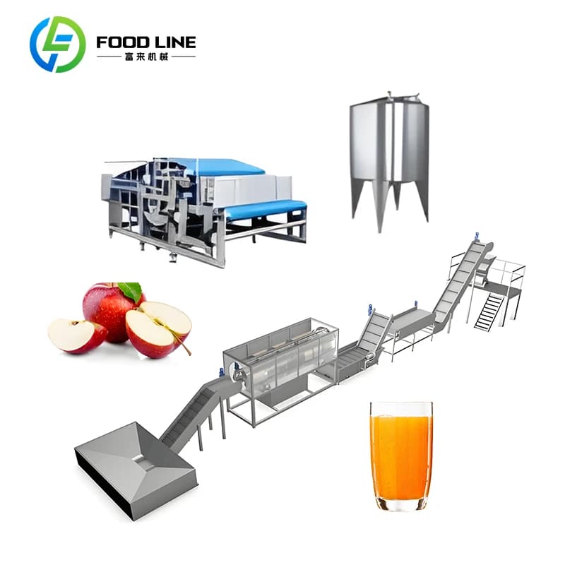 Presse à jus de pomme industrielle personnalisée, équipement complet d'extraction de jus de pomme po