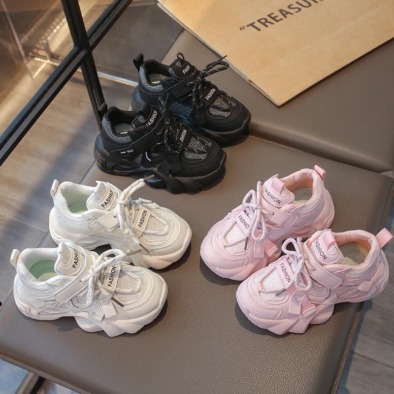 Baskets Chunky pour Enfants, Chaussures de Sport pour Garçons et Filles, Chaussures de Course à Seme