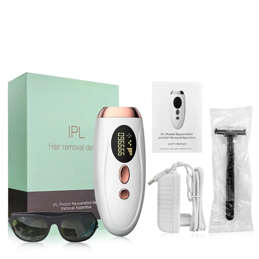 HOMEFISH Laser épilateur IPL épilation pour femmes corps Bikini visage 990000 flashs Permanent indol