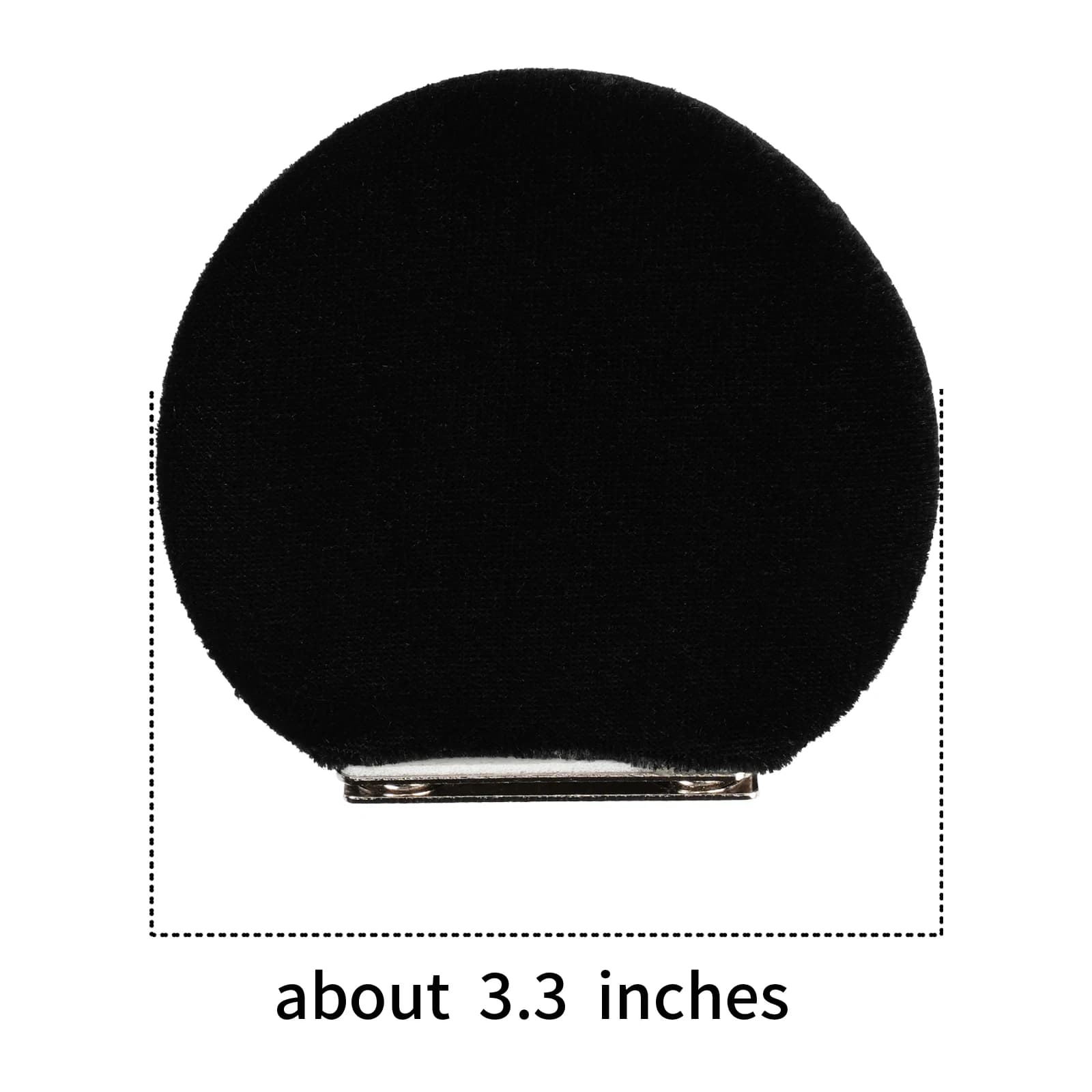 1 paire d'aimants en velours 3.3 pouces pour casquettes de Baseball pour enfants, bandeau de Festiva