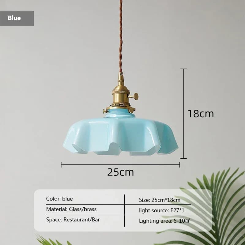 Suspension rétro française en laiton crème, luminaire suspendu en verre et laiton pour restaurant, l