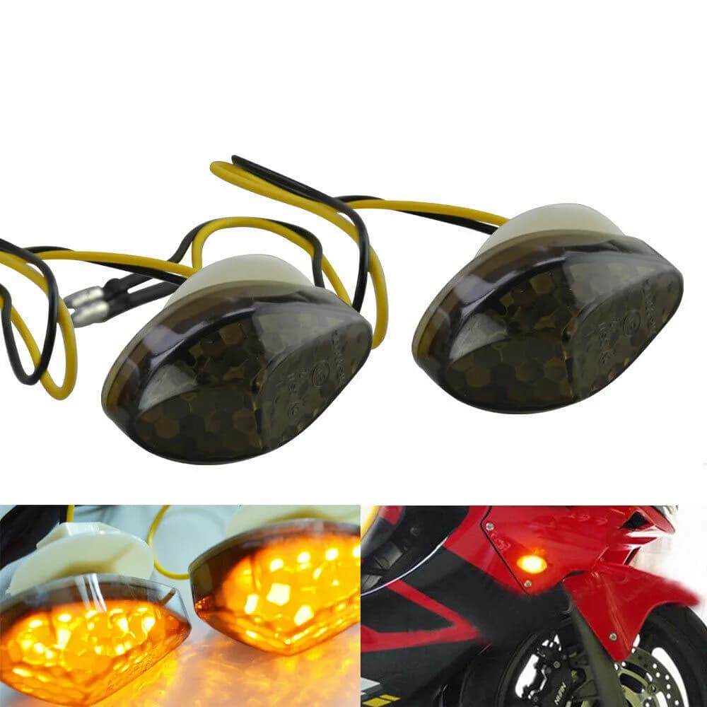 Clignotant LED Universel pour Moto, Ampoule pour Honda CBR 600RR 1000RR 2004-2007 05, 2 Pièces