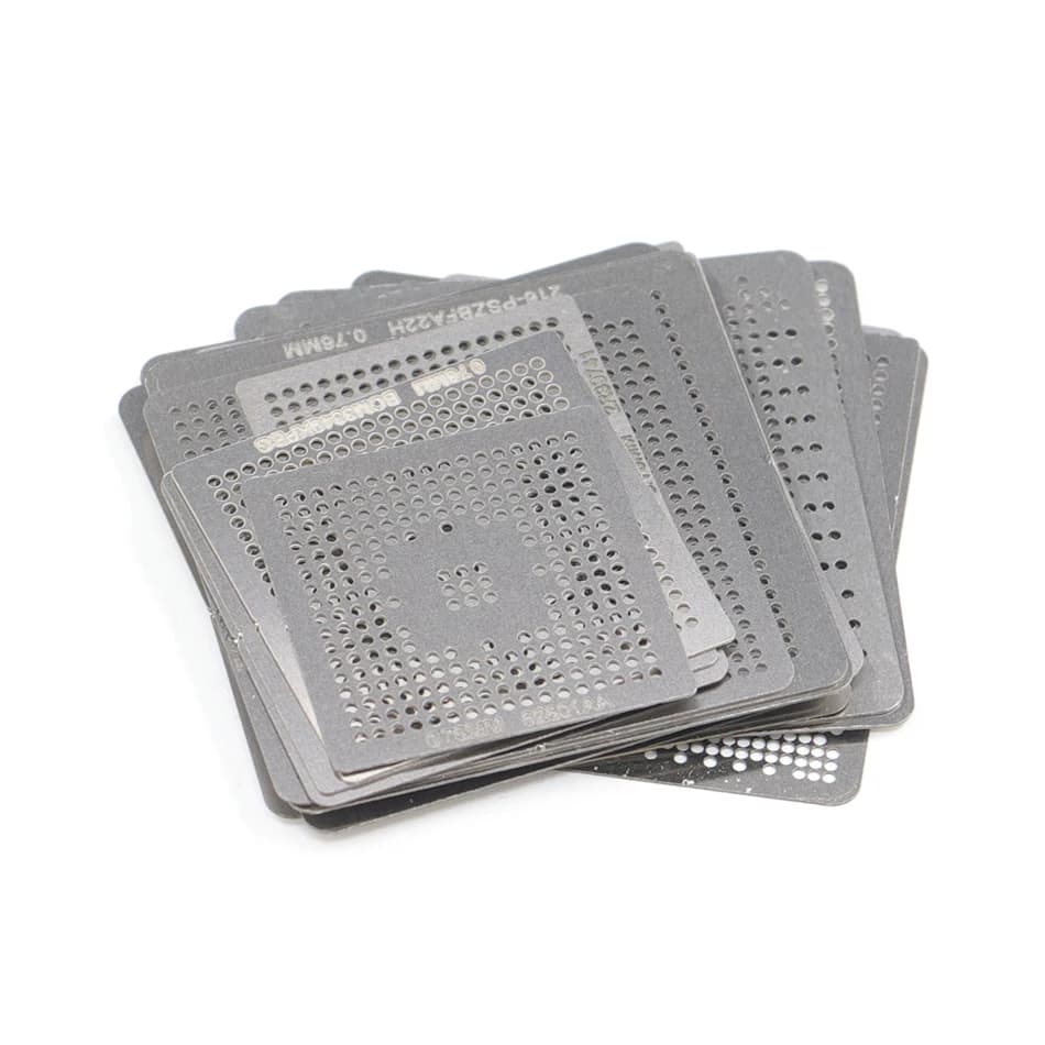 BGA – carte graphique à chaleur directe, 144 pièces/lot, pochoirs INTEL/ NVIDIA/ ATI, puces vidéo, K