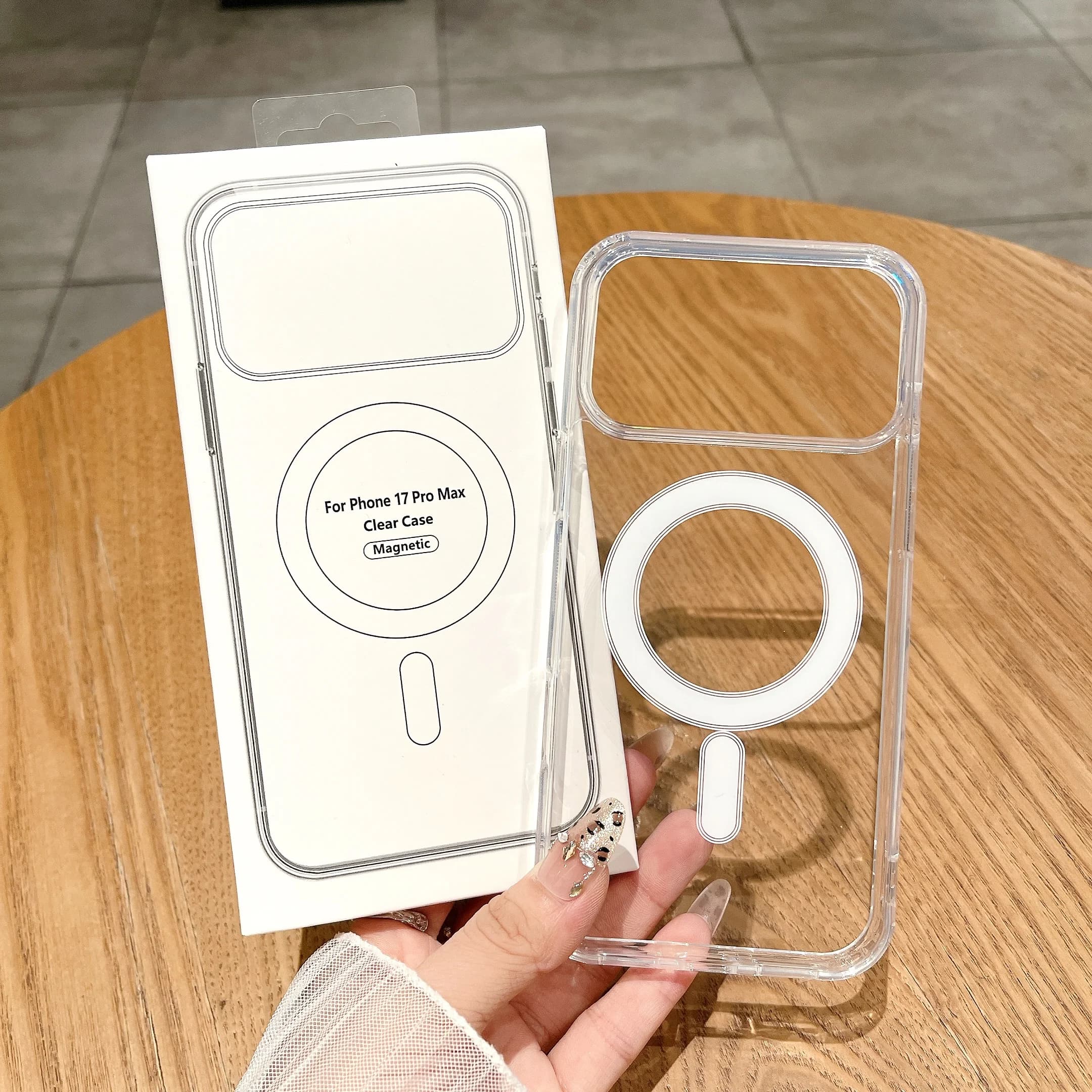 Étui de chargement magnétique sans fil Magsafe, Original, pour iPhone 17 Air 16 15 14 13 12 11 Pro M