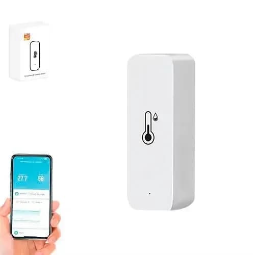 Capteur de température et d'humidité pour maison intelligente Tuya Zigbee, avec application, moniteu