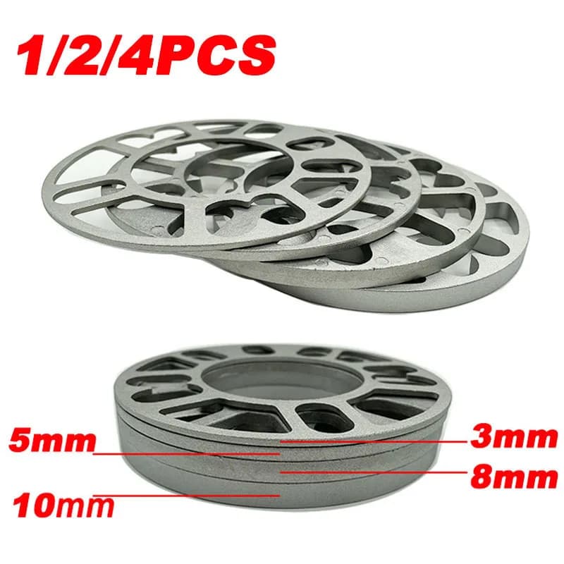 1/2/4 pièces 3/5/8/10mm universel voiture roue entretoise cale plaque Auto adaptateur joint pour 4x1