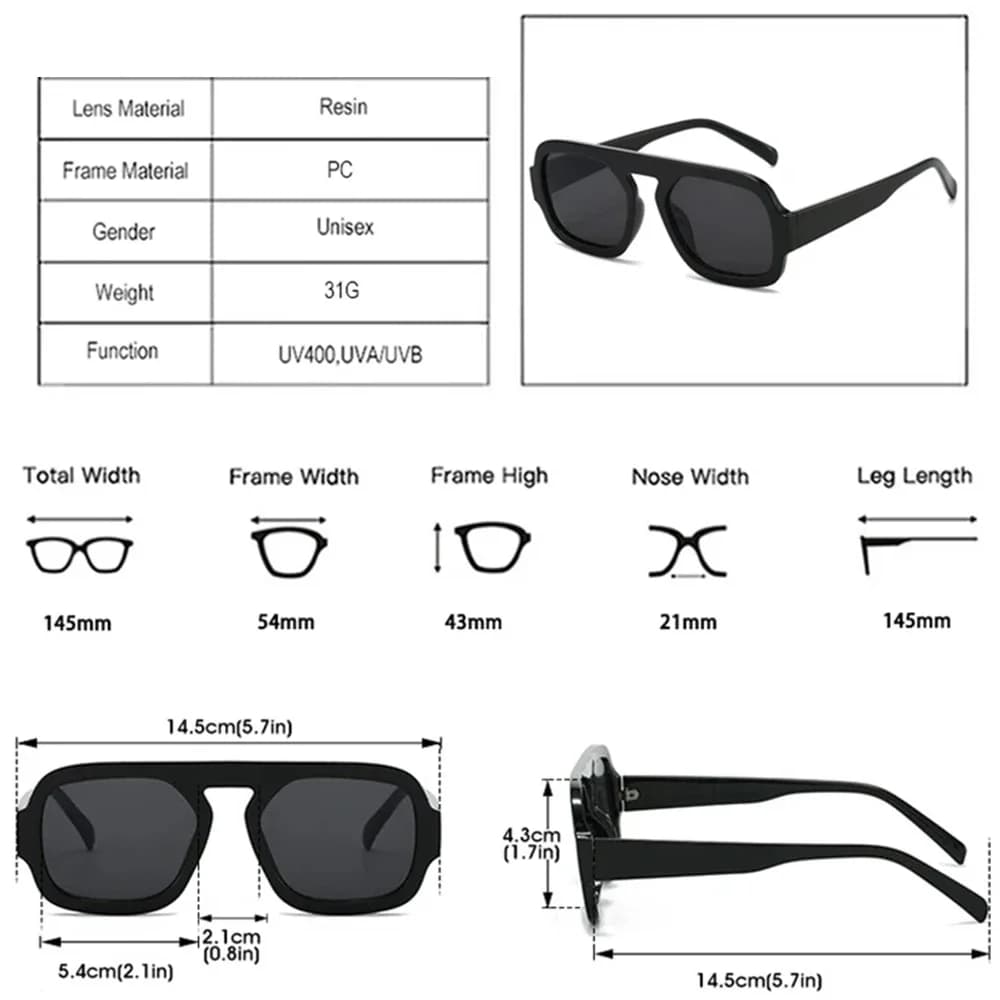 JNPCXI rétro carré lunettes de soleil femmes marque de mode Design dégradé nuances UV400 hommes Punk