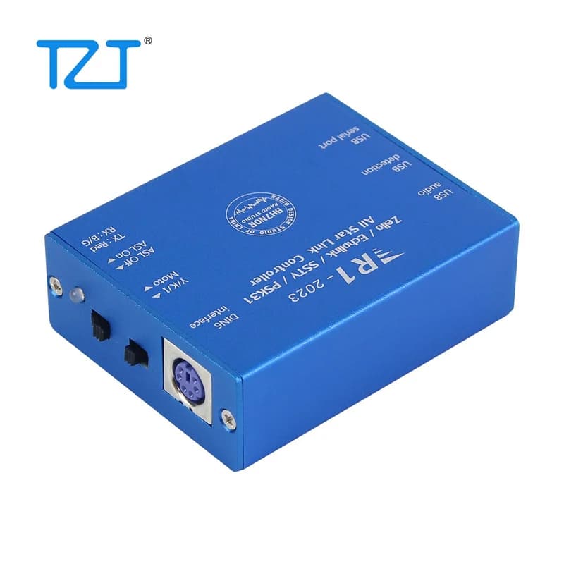 Interface audio USB TZT R1-2023 avec câble à 6 broches, version carte son USB pour Echolink-zello-YY