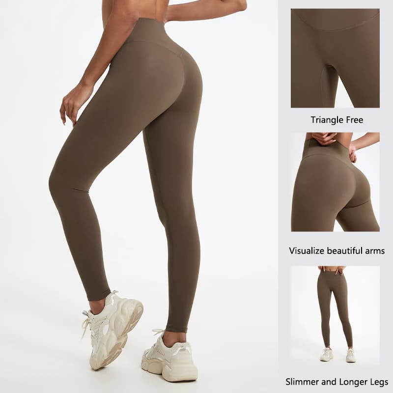 Leggings de sport pour femmes Hearuisavy, tissus super doux, taille haute, pour la gym, le yoga, la 